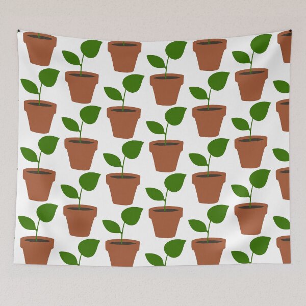 Item preview, seedling in a pot designed and sold by mystudiocreate.