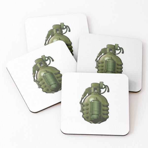Item preview, Minimal Frag Grenade Sticker designed and sold by HjunezLogos.