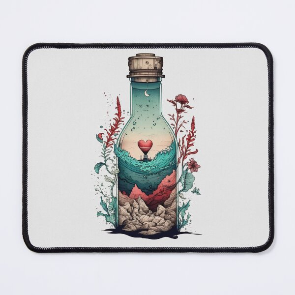 Item preview, Heart in a bottle designed and sold by Graphoteka.