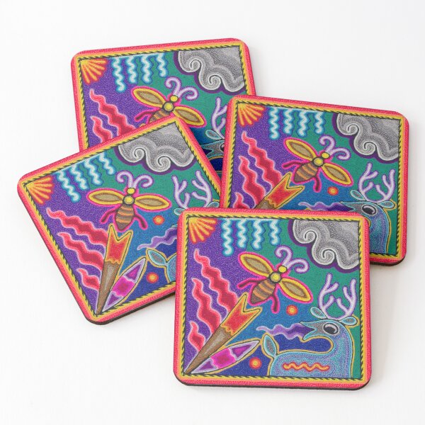 Item preview, huichol deer designed and sold by aramara-huichol.