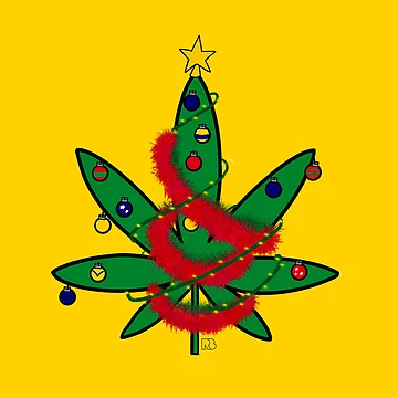 Artwork thumbnail, Merryjuana Tree by RooBooCo