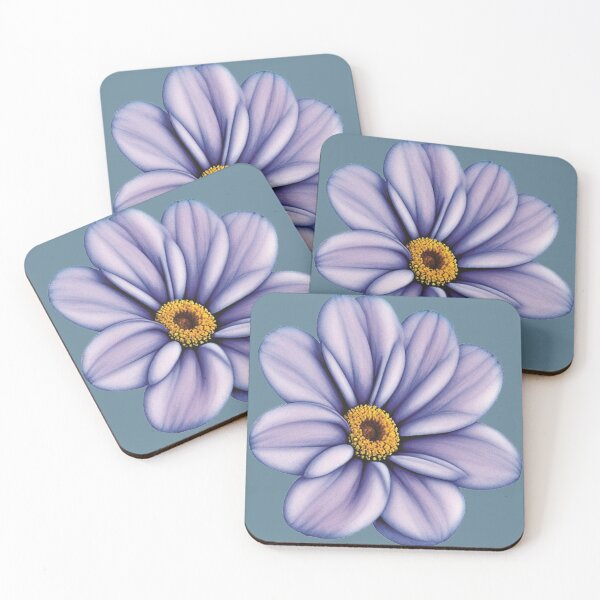 Item preview, Anemone stylized lilac flower. designed and sold by @Reikiama.