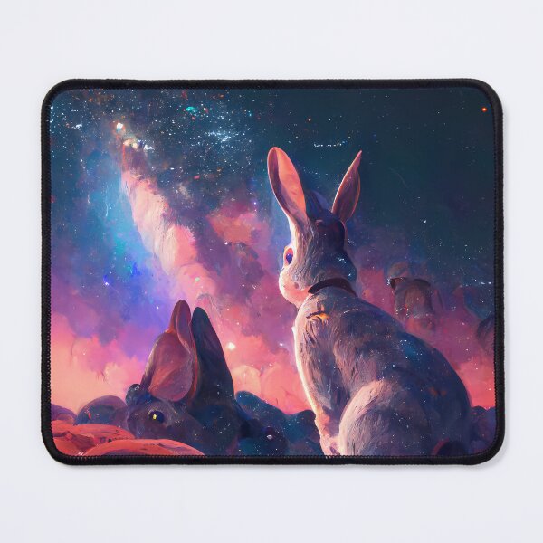Item preview, Cute Rabbits Under the Milky Way designed and sold by jcliu.