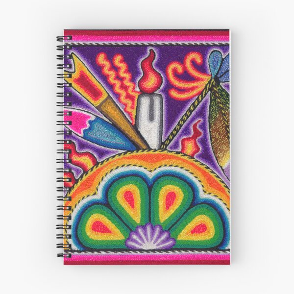 Item preview, Huichol ceremony with offerings designed and sold by aramara-huichol.