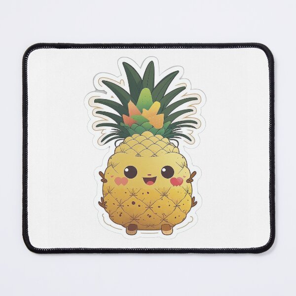 Item preview, Smiling happy pineapple designed and sold by fractalkuzy.