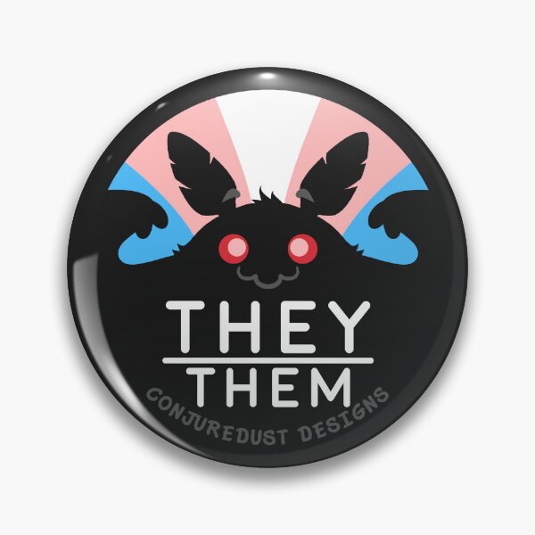 Item preview, Cryptid Trans Pronouns: They/Them designed and sold by ConjureDust Designs.