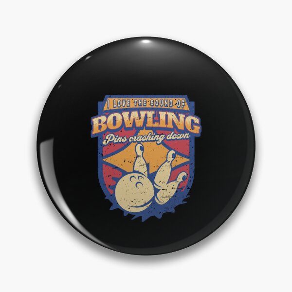Item preview, Funny Bowling Quotes: I Love The Sound Of Bowling Pins Crashing Down, Bowling Lover Gift designed and sold by AMINE  ★★★★★.
