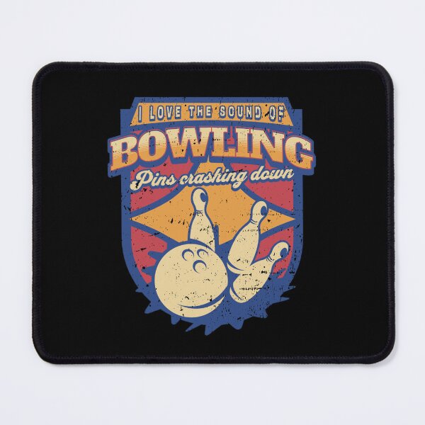 Item preview, Funny Bowling Quotes: I Love The Sound Of Bowling Pins Crashing Down, Bowling Lover Gift designed and sold by AMINE ★★★★★.