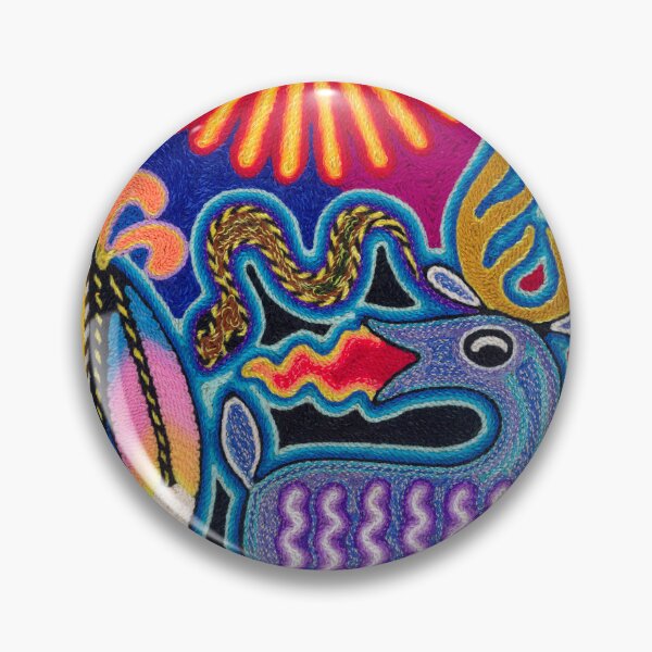 Item preview, Huichol blue deer designed and sold by aramara-huichol.