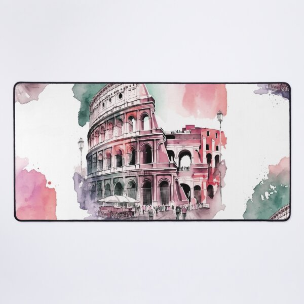 Item preview, Rome Italy Colosseum Watercolor designed and sold by artra-shop.