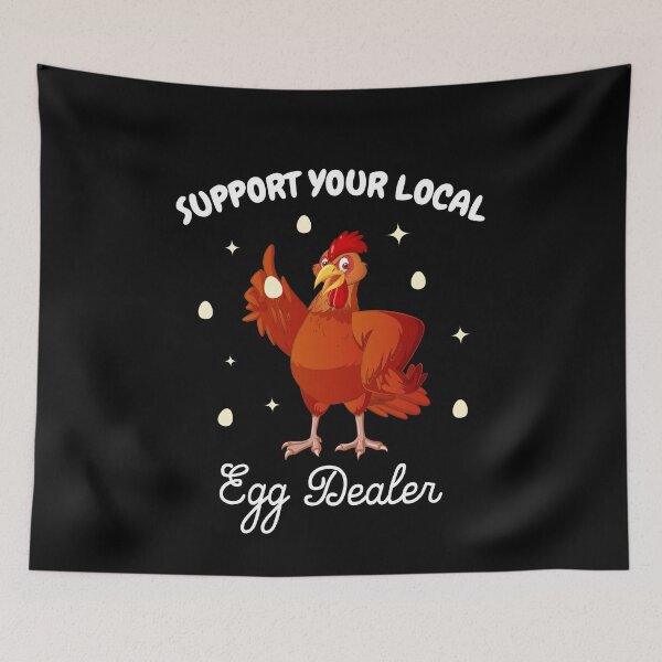 Item preview, Local Egg Dealer Funny Egg Peddler Chicken Egg Farmer designed and sold by Raiko-art.