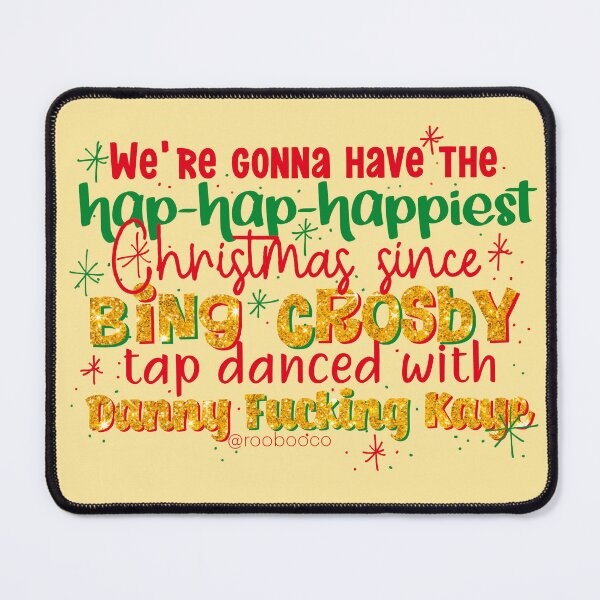 Item preview, Hap Hap Happiest Christmas designed and sold by RooBooCo.
