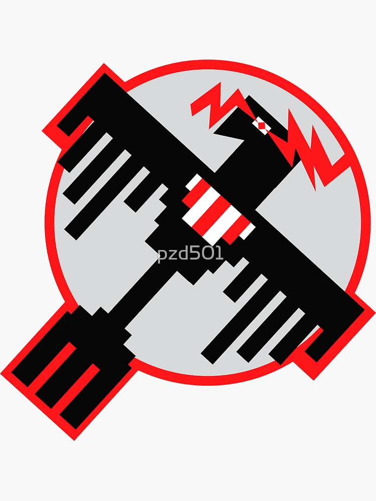 USAF - 34th bomb squadron - Red Emblem - Clean Style