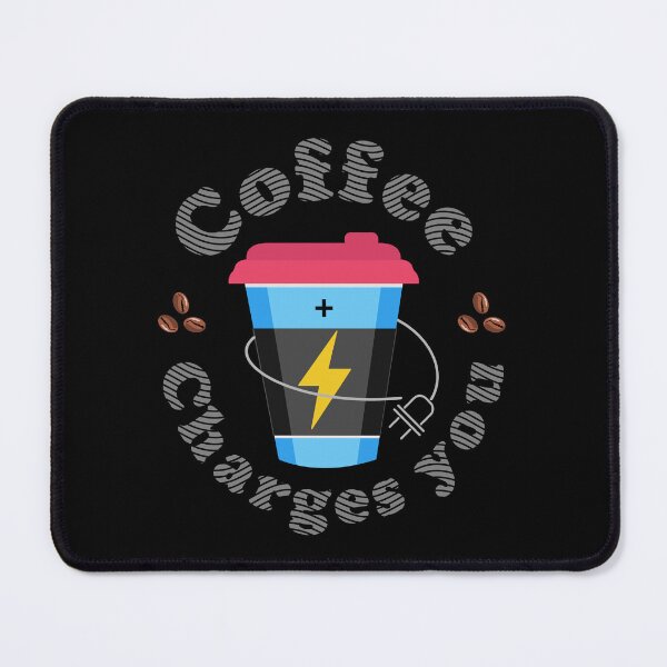 Item preview, Funny Quote Cute Slogan | Coffee Charges You designed and sold by trendparrot.