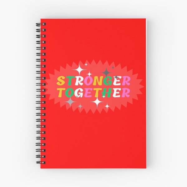Item preview, stronger together Logo design with red color in background  designed and sold by MobMarketdesign.