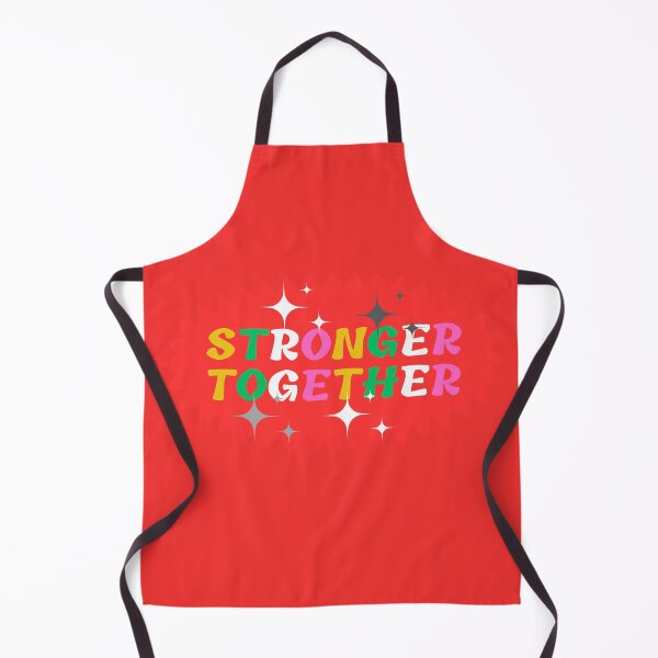 Item preview, stronger together Logo design with red color in background designed and sold by MobMarketdesign.