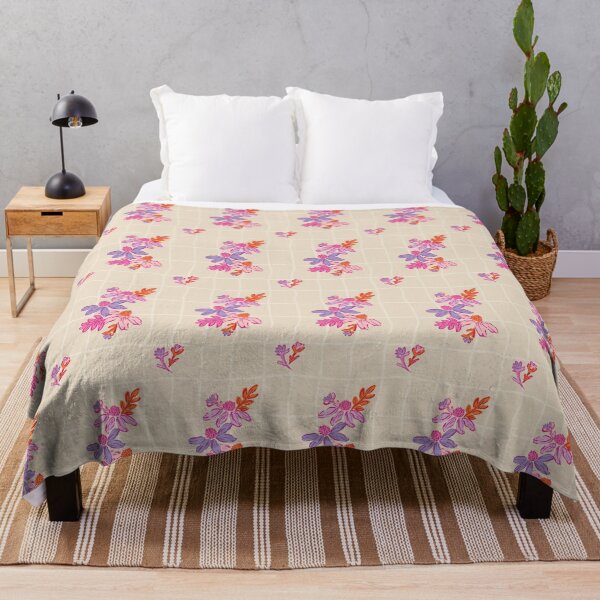 Item preview, Wobbly Stripes & Coneflowers designed and sold by Laura Jane Kirton.