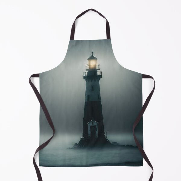 Item preview, Lighthouse in a mysterious cinematic fog designed and sold by RK - Shop.