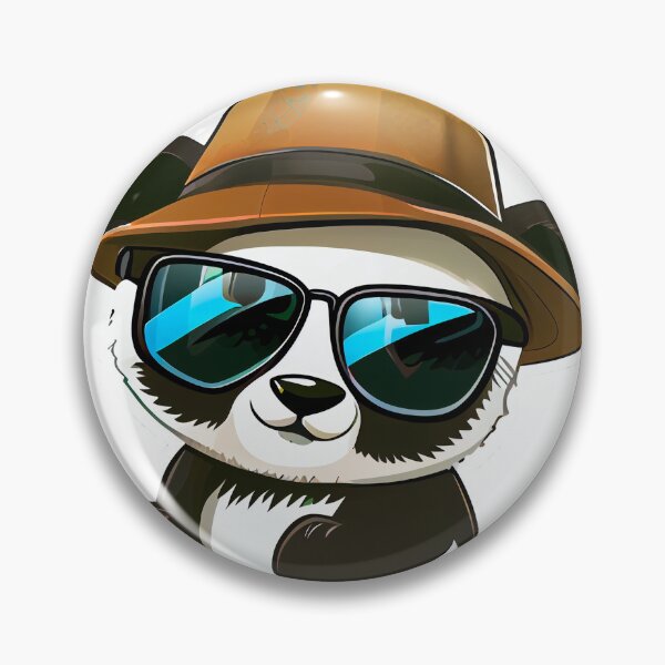 Item preview, Cute Cool Panda Sticker designed and sold by Revjock.