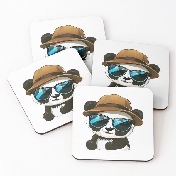 Item preview, Cute Cool Panda Sticker designed and sold by Revjock.