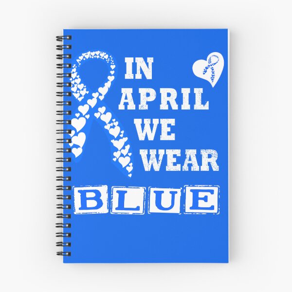 Item preview, In April We Wear BLUE  designed and sold by Deco-Design.