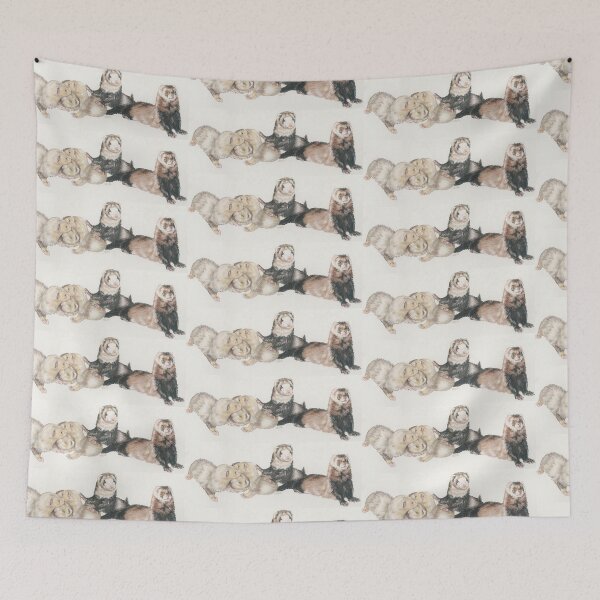 Item preview, Ferret Wrap designed and sold by BarbBarcikKeith.