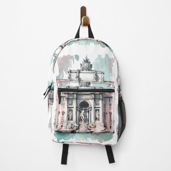 Item preview, Rome Italy Trevi Fountain Watercolor designed and sold by artra-shop.