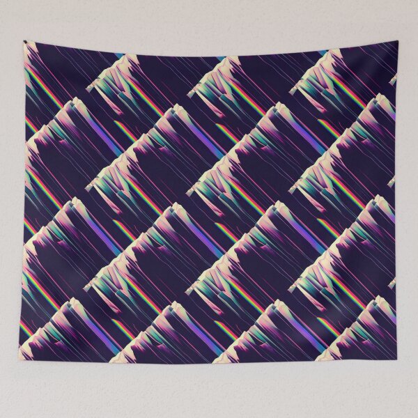 Item preview, TV Screen Glitch - Broken 80s VHS Glitching Pattern designed and sold by Fine Prints.
