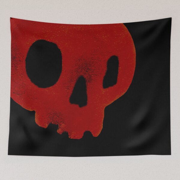 Item preview, skull (kuzma) (crimson) designed and sold by RobotPizzaGuy.