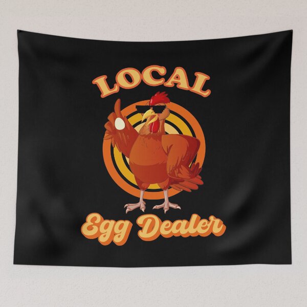 Item preview,  Local Egg Dealer Funny Egg Peddler Chicken Egg Farmer designed and sold by Raiko-art.