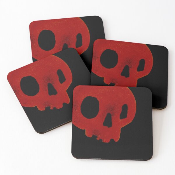 Item preview, skull (kuzma) (crimson) designed and sold by RobotPizzaGuy.