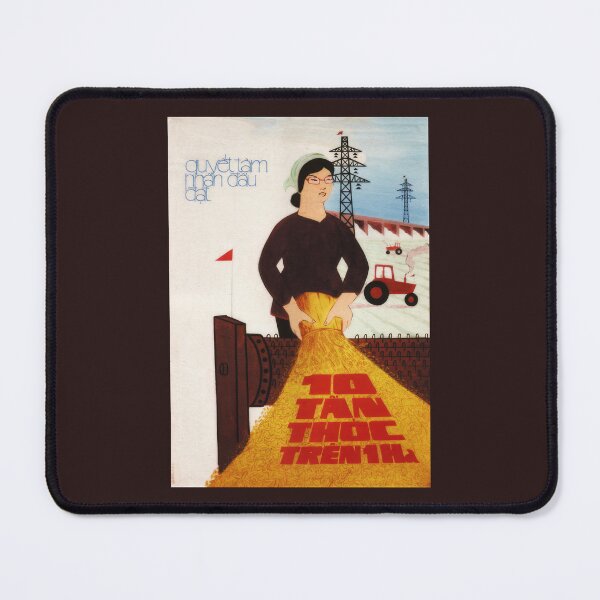 Item preview, Vietnamese Poster:  Determined to achieve 10 tons of rice per hectare.  designed and sold by Onodera.