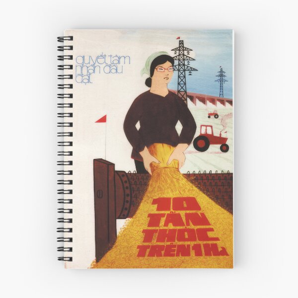 Item preview, Vietnamese Poster:  Determined to achieve 10 tons of rice per hectare.  designed and sold by Onodera.