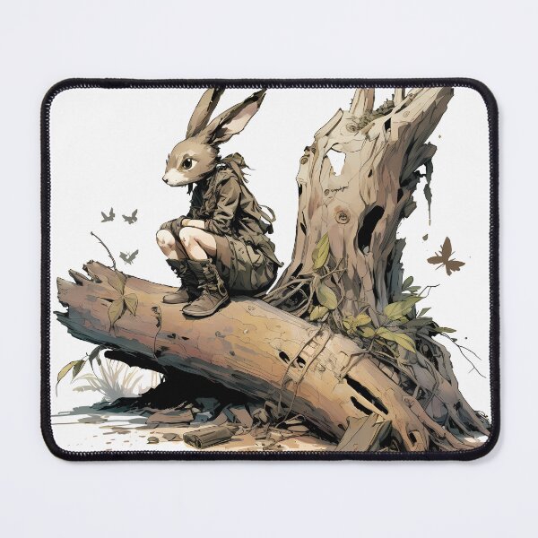 Item preview, Quiet Reflection: Stunning RTX Watercolor Bunny Artwork designed and sold by jcliu.