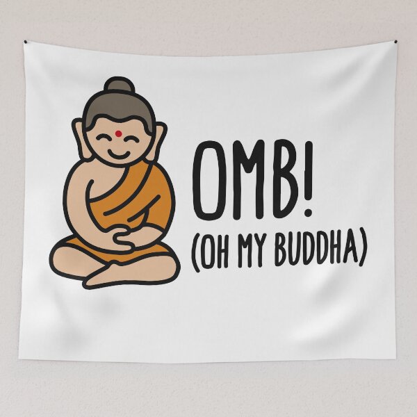 Item preview, OMB - Oh my Buddha  (OMG) designed and sold by LaundryFactory.