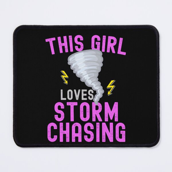 Item preview, This Girl Loves Storm Chasing Funny Storm Chaser Tornado Lover designed and sold by SharpThreadZ.