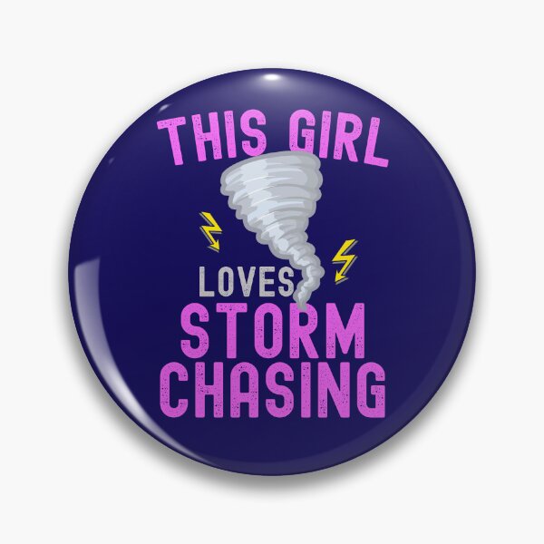 Item preview, This Girl Loves Storm Chasing Funny Storm Chaser Tornado Lover designed and sold by SharpThreadZ.