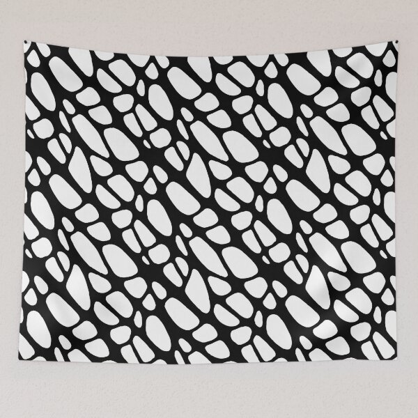 Item preview, Abstract Black And White Organic Skin Pattern designed and sold by TMBTM.
