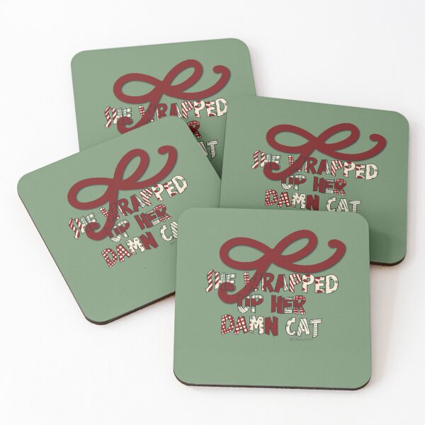Item preview, She Wrapped Up Her Damn Cat designed and sold by RooBooCo.