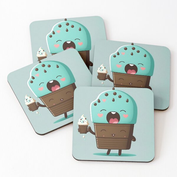 Item preview, tired ice cream eating an ice cream designed and sold by R.L cases and stickers.
