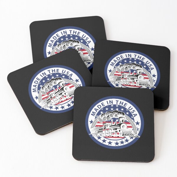 Item preview, made in the usa Train logo designed and sold by Whitetailcrafts.
