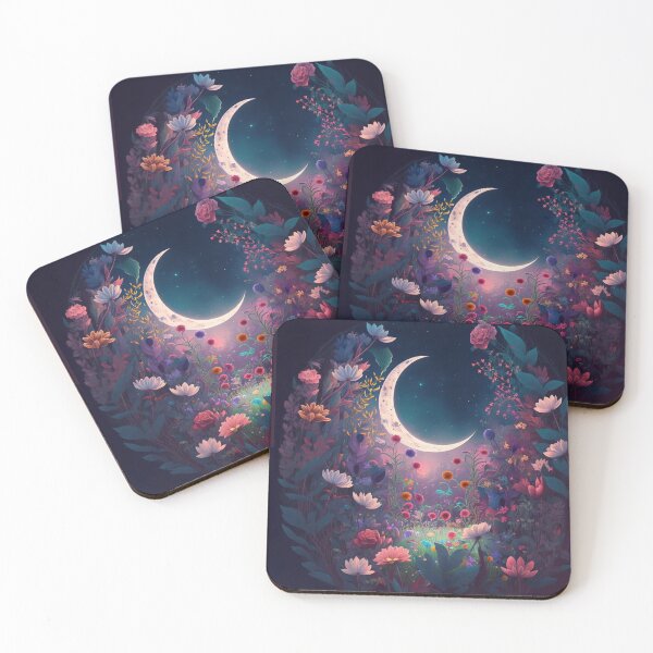Item preview, sleepy moon garden flower floral  - Space galaxy earth Bundle Set  designed and sold by Black British  Designer - Photographer.