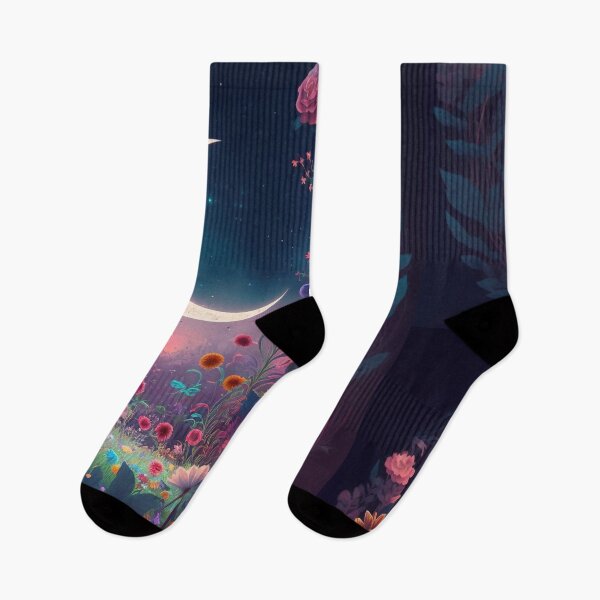 Item preview, sleepy moon garden flower floral  - Space galaxy earth Bundle Set  designed and sold by Black British  Designer - Photographer.