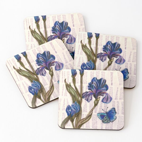 Item preview, Original lace Iris designed and sold by Alma Lee.