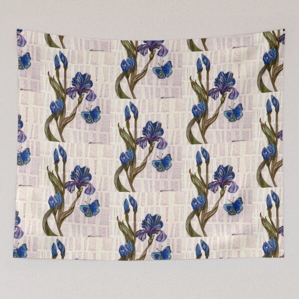Item preview, Original lace Iris designed and sold by Alma Lee.