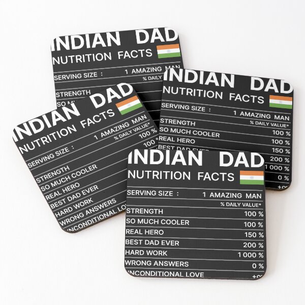 Item preview, Best Indian Dad, Nutrition Facts tShirt Fathers Day Gift Mens  designed and sold by MRams.