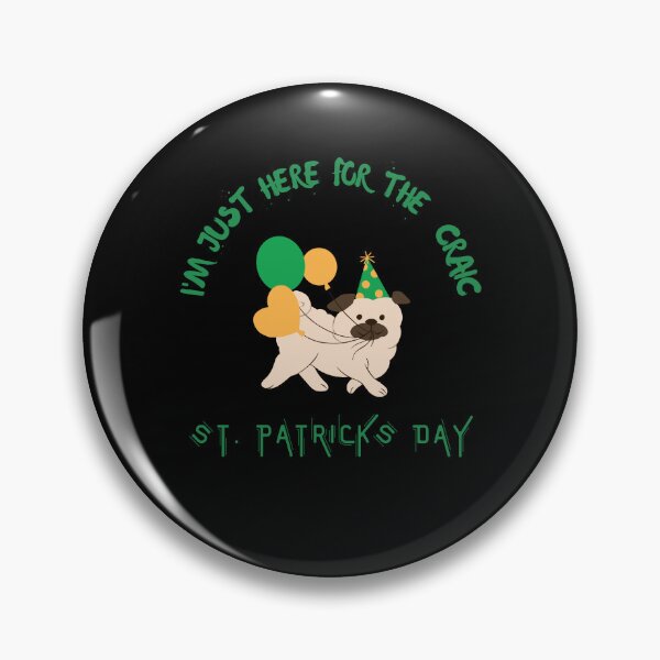 Item preview, I'm just here for the craic t-shirts - St Patricks Day t-shirts, trending t-shirts, funny st patricks day t-shirts,  designed and sold by bernadine1.