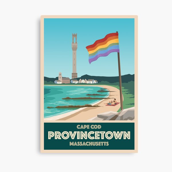 Provincetown Vintage Travel Poster Canvas Print