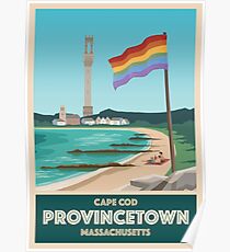 Provincetown Vintage Travel Poster Poster