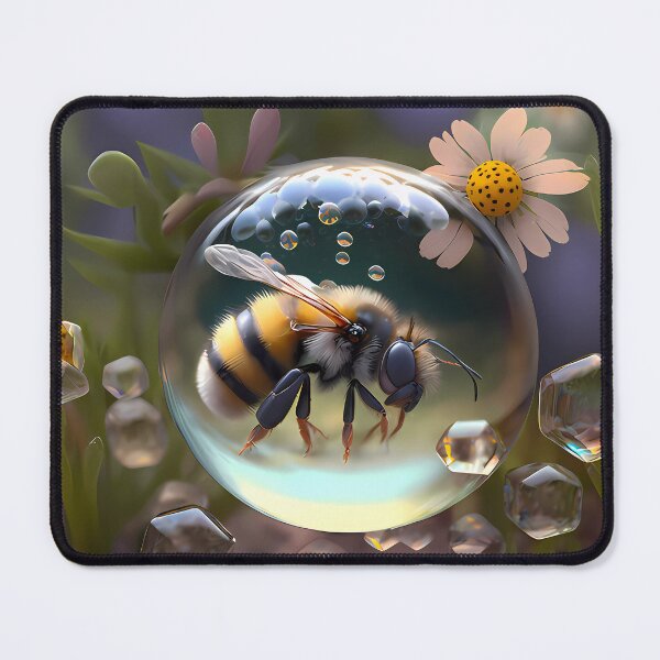 Item preview, Real bee in water bubble in garden designed and sold by SMILE88.